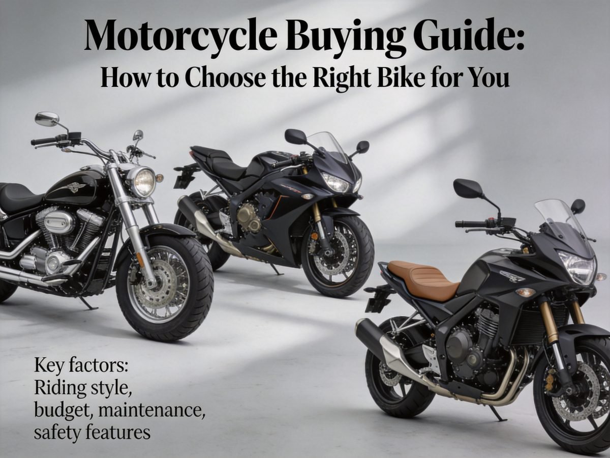 Motorcycle Buying Guide: How to Choose the Right Bike for You